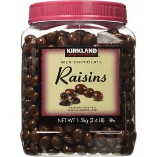 Kirkland Signature Milk Chocolate Raisins on Raisinets.net