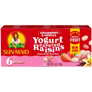 Sun-Maid Strawberry & Vanilla Yogurt Coated Raisins
